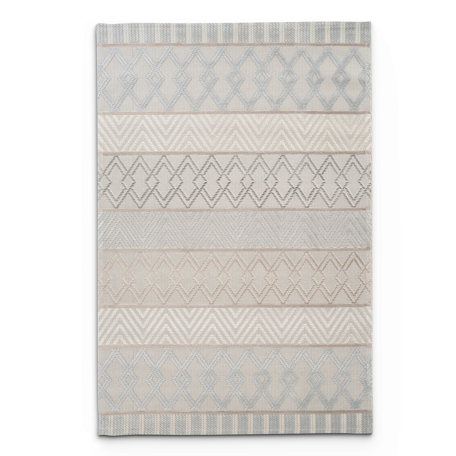 Camber Geometric Blue Rug