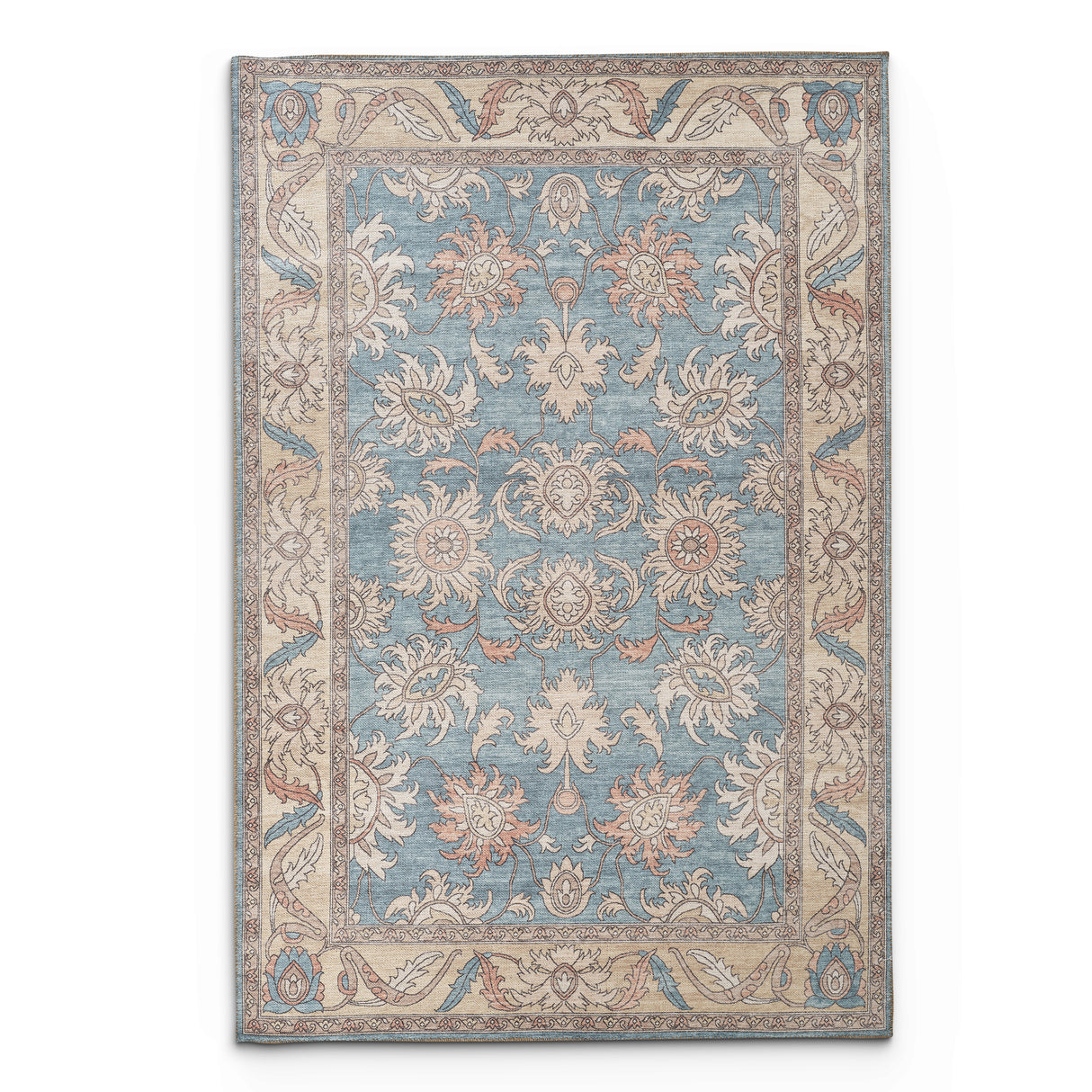Portobello Aria Traditional Orange & Yellow Rug