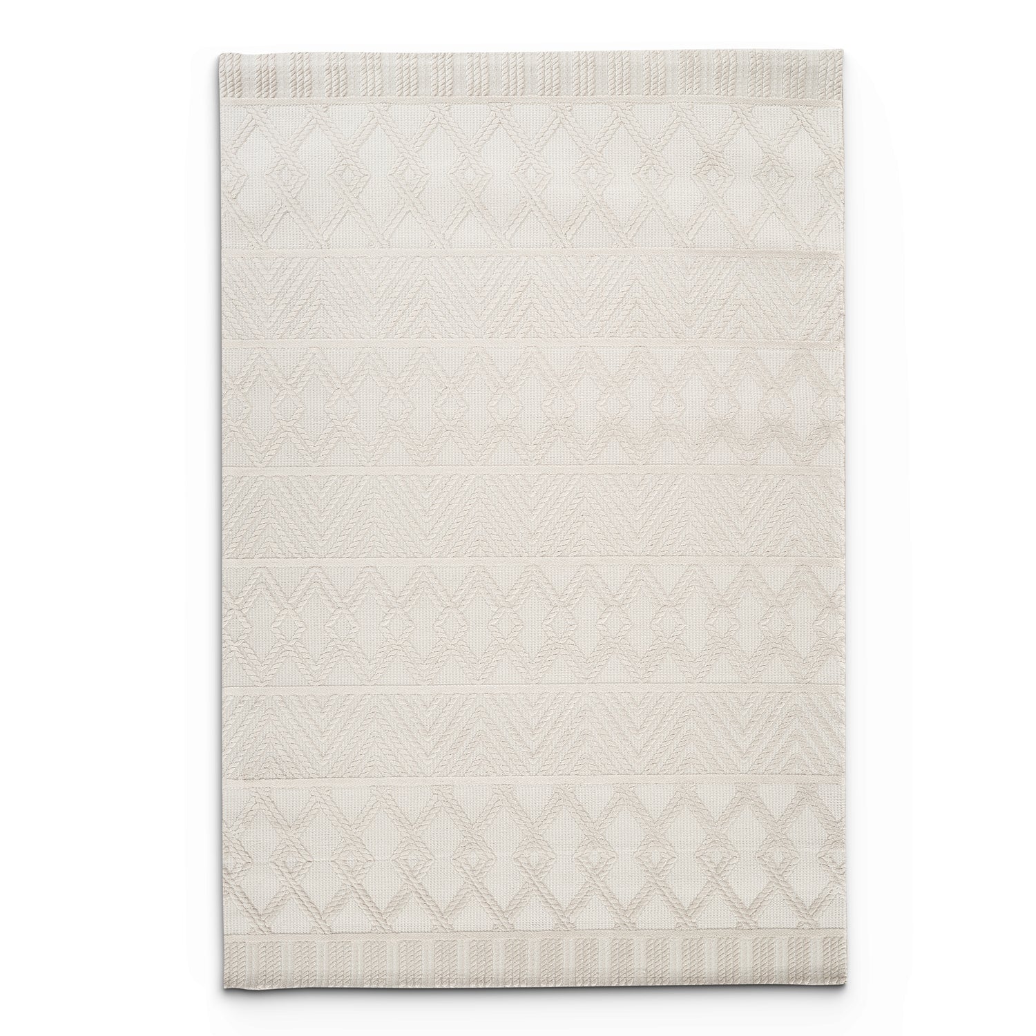 Camber Geometric Natural & Neutral Rug