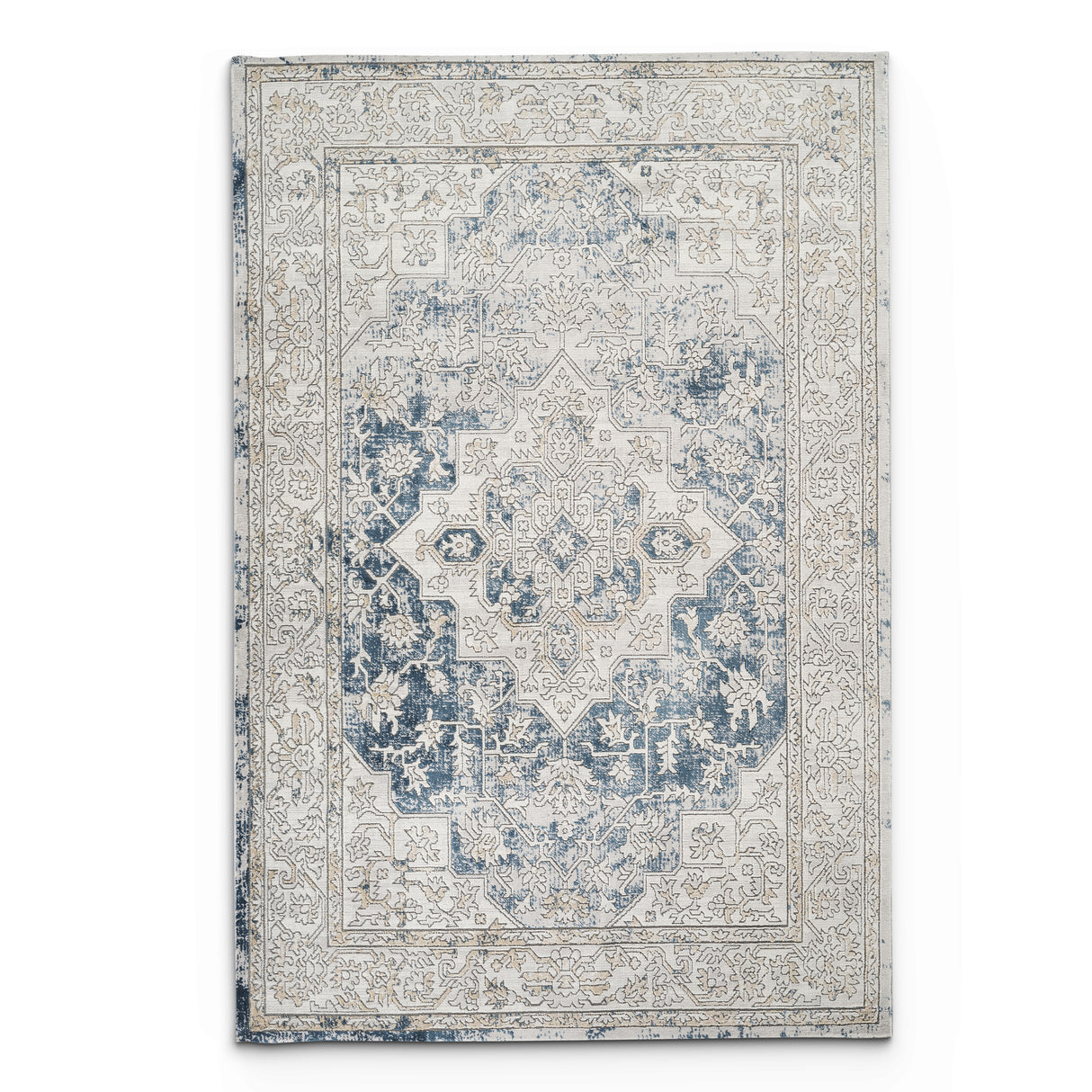 Rainbow Cloud Traditional Natural & Neutral Rug