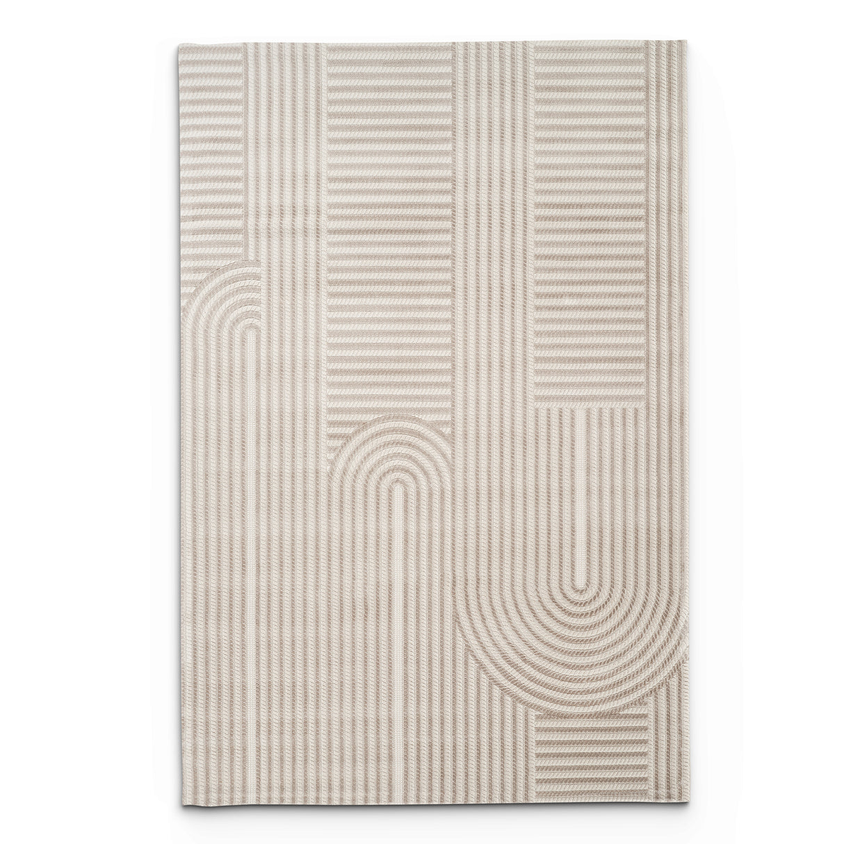 Camber Bluff Geometric Brown & Taupe Rug