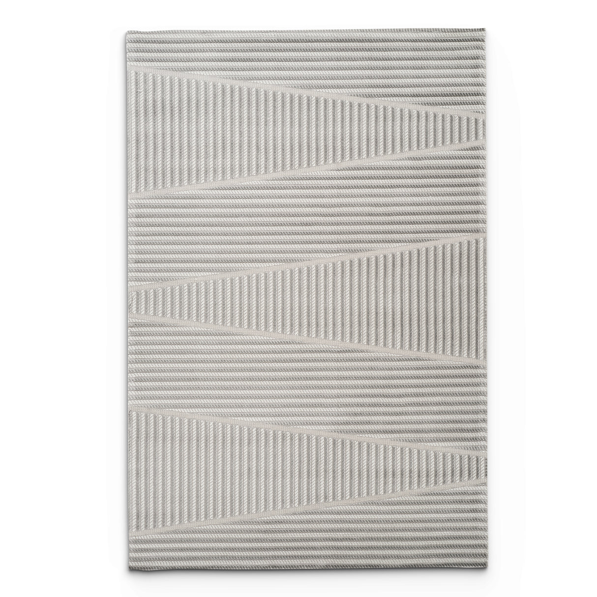 Camber Cypress Geometric Grey & Silver Rug