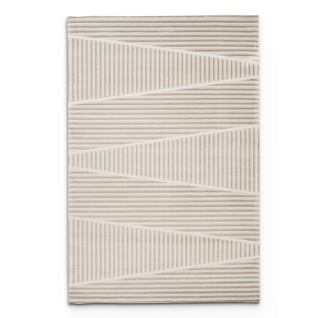 Camber Shore Geometric Brown & Taupe Rug
