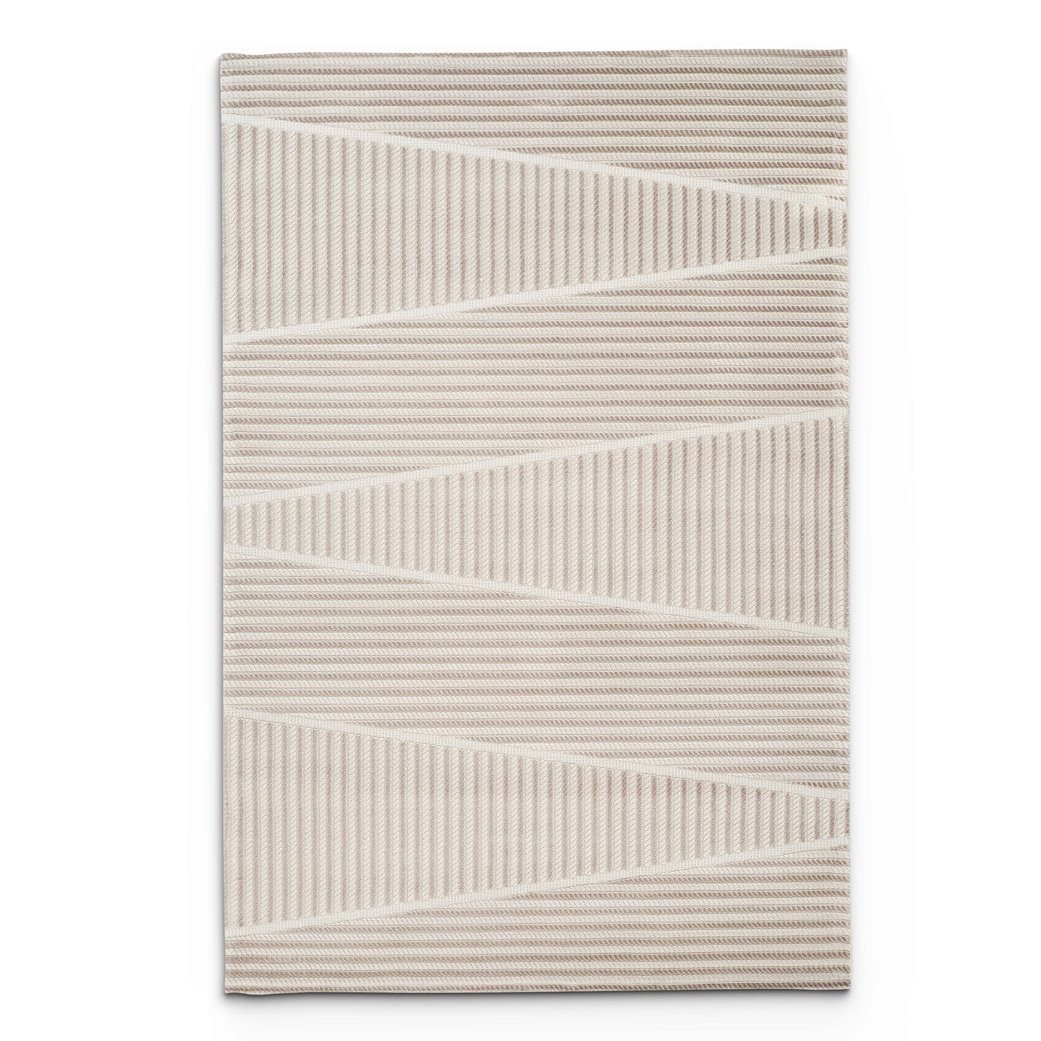Camber Shore Geometric Brown & Taupe Rug