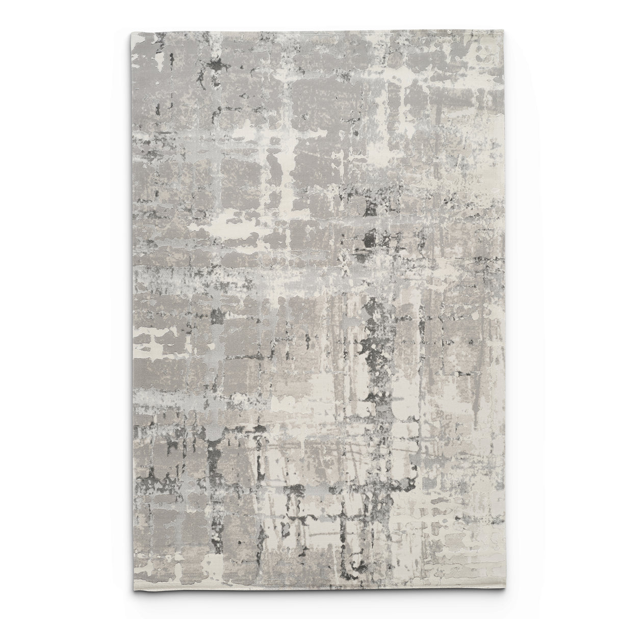 Stonehaven Rain Contemporary Grey & Silver Rug
