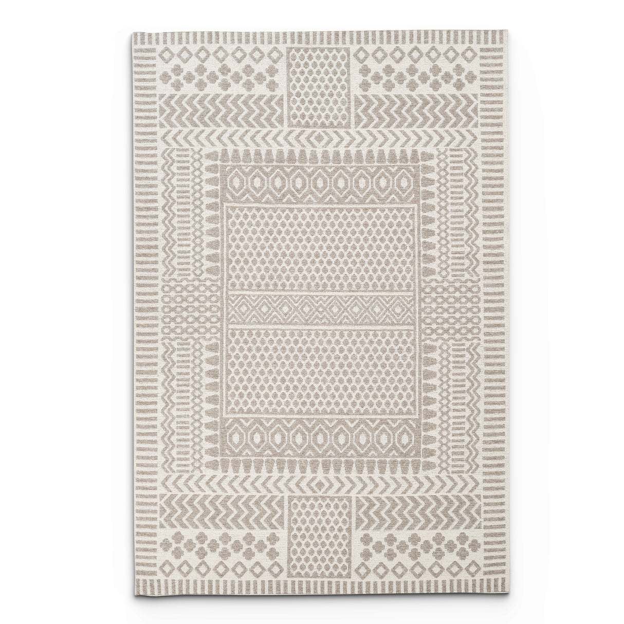 Suffolk Nora Double-Side Brown & Taupe Rug