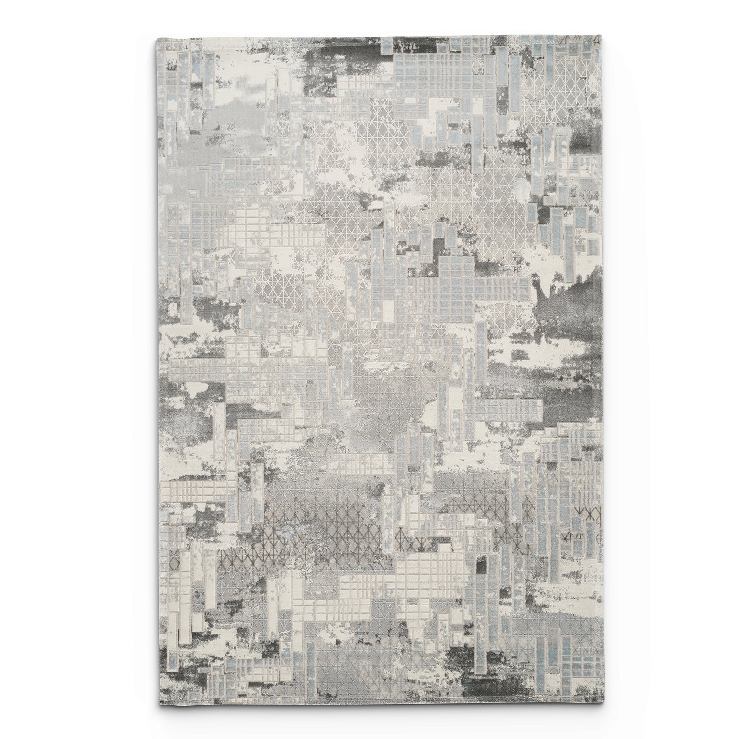 Stonehaven Thyme Contemporary Blue Rug