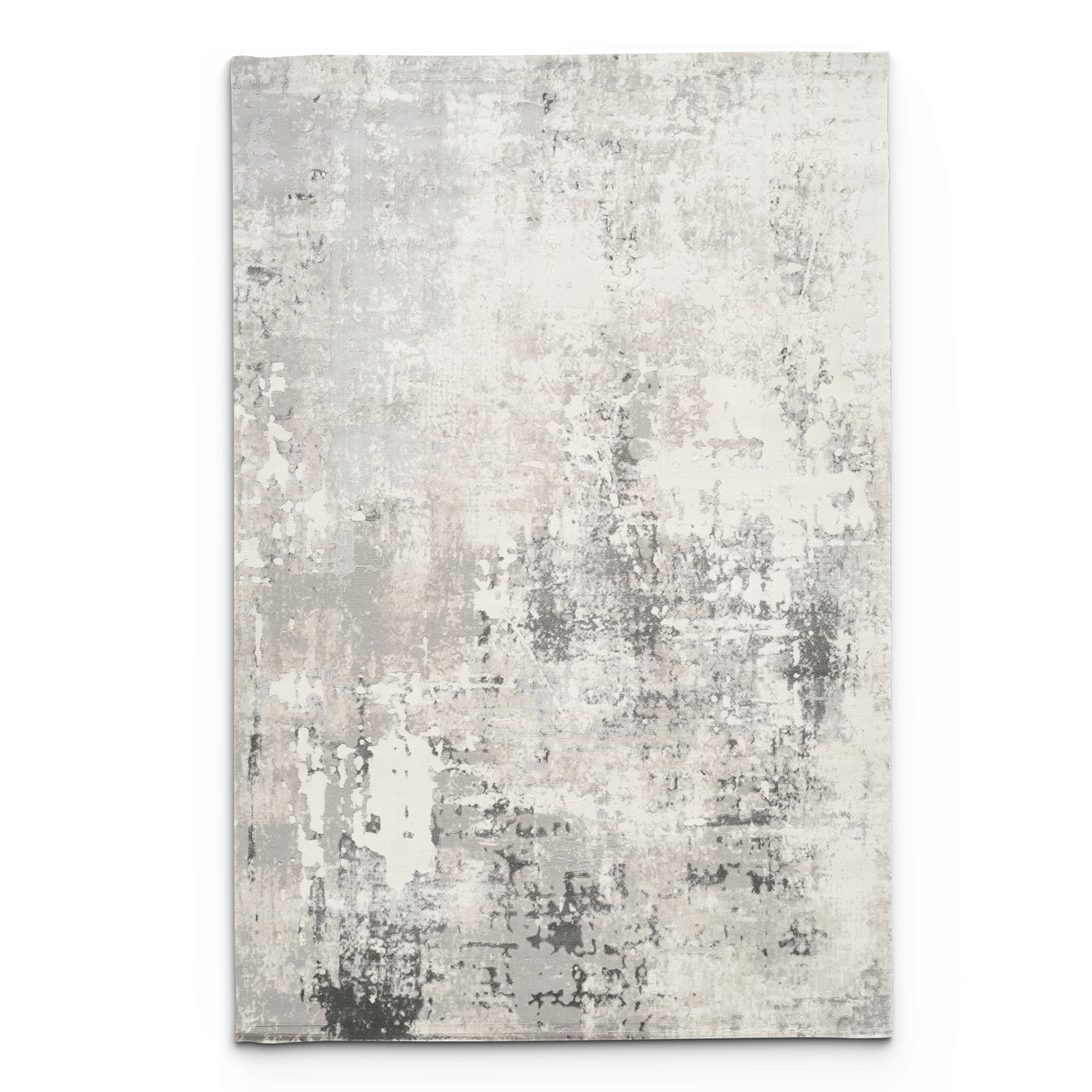 Stonehaven Basil Contemporary Grey & Silver Rug