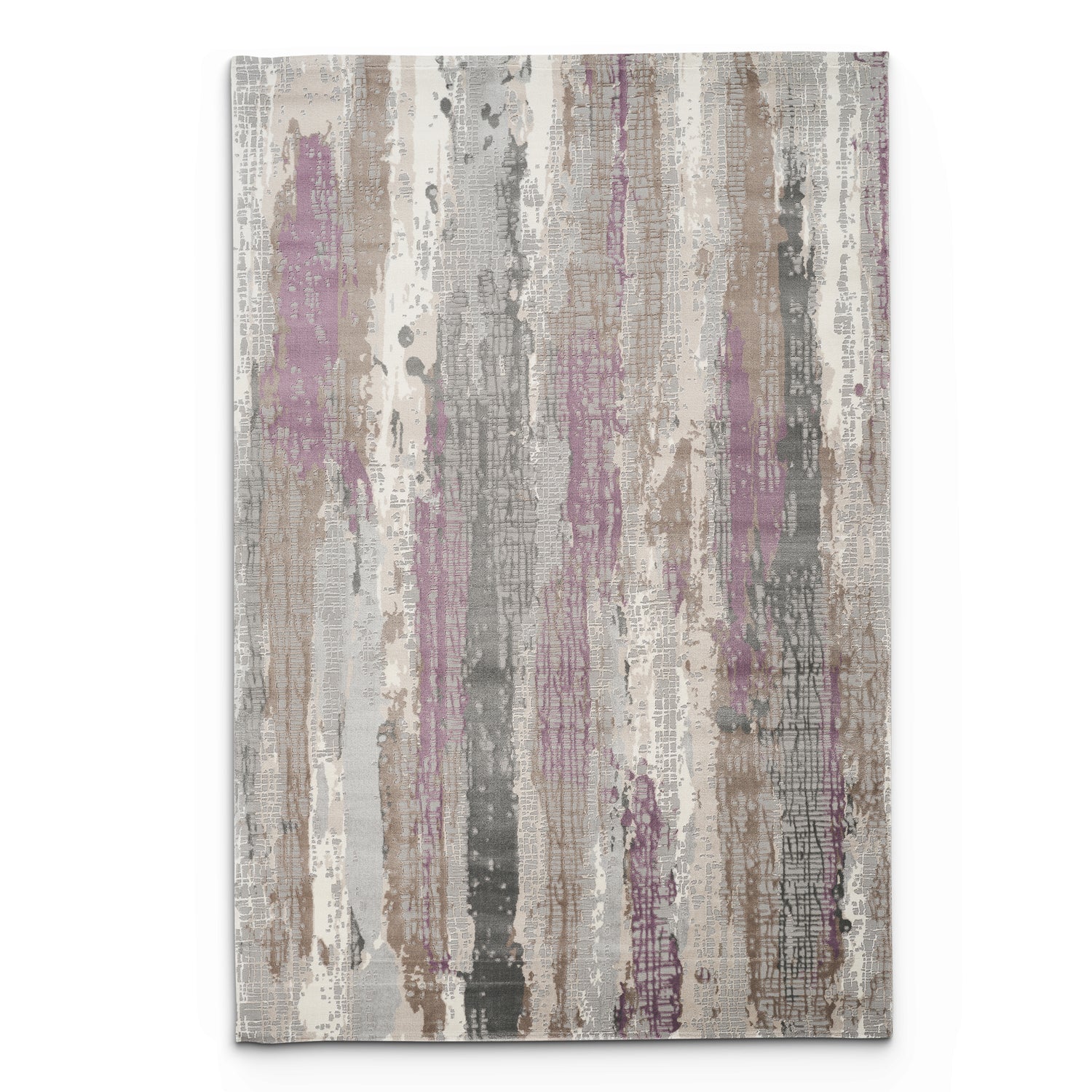 Stonehaven Dusty Contemporary Grey & Silver Rug