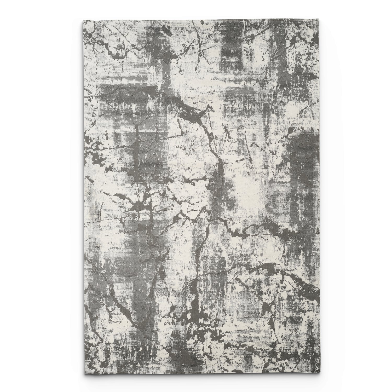 Stonehaven Vale Contemporary Grey & Silver Rug