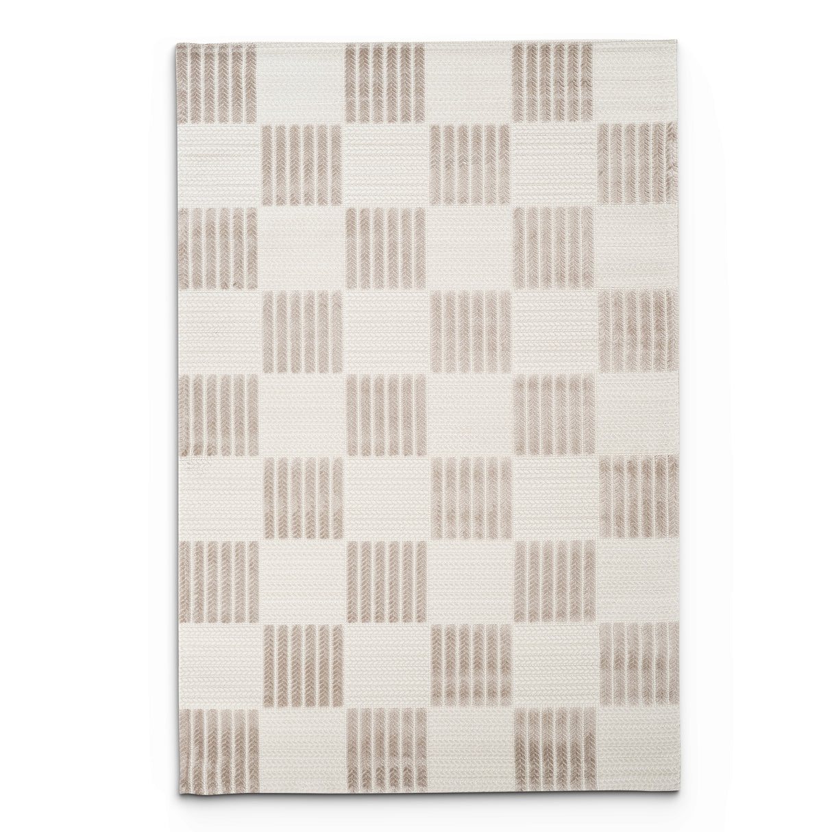 Camber Glimmer Geometric Brown & Taupe Rug