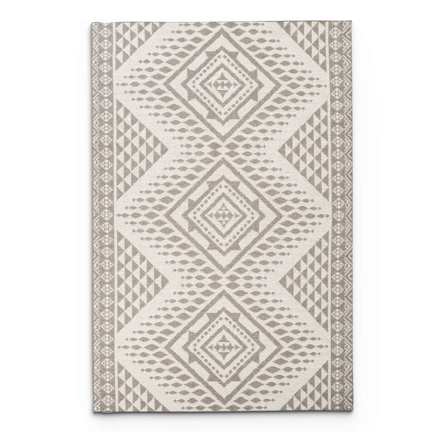 Suffolk Pebble Double-Side Brown & Taupe Rug