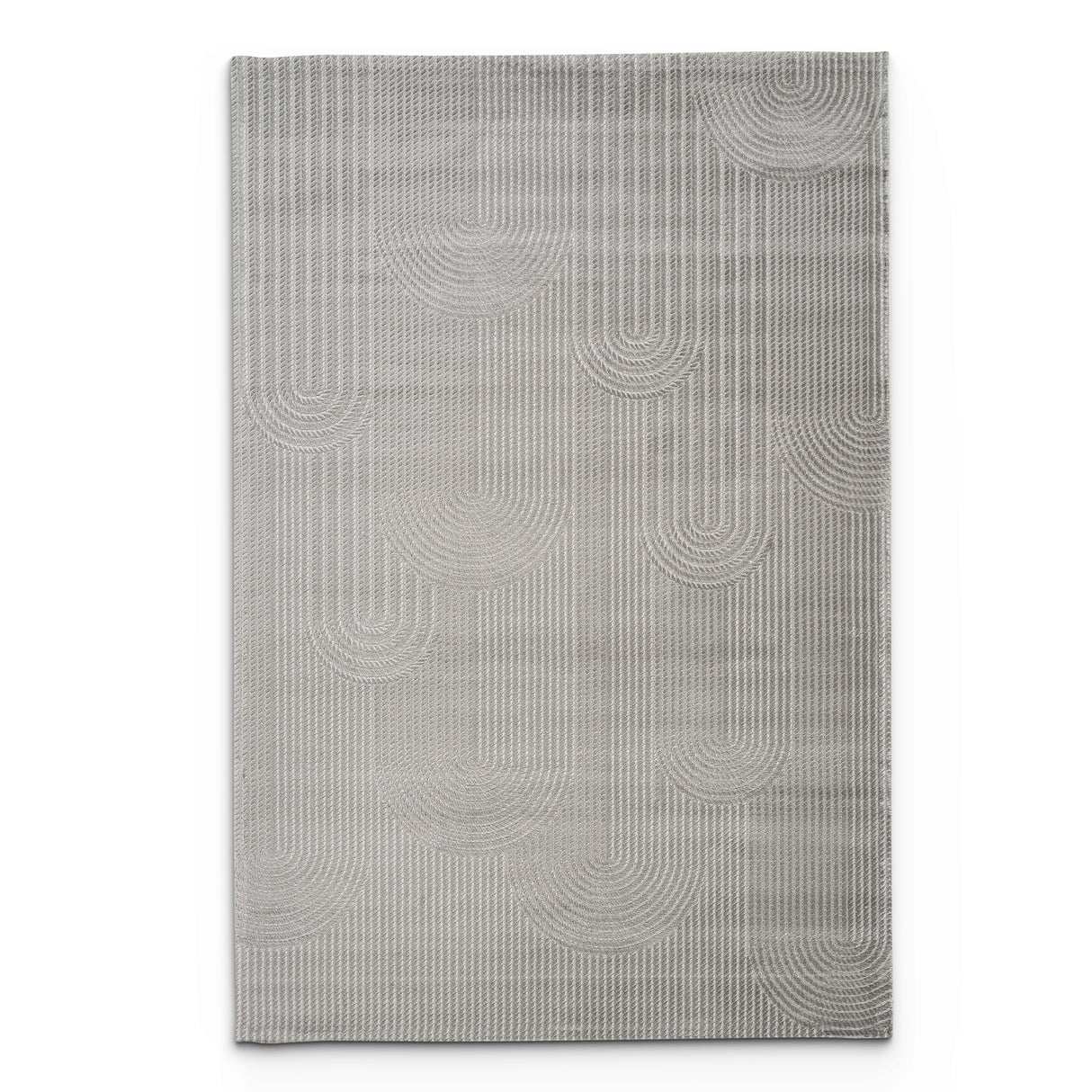 Camber Rust Geometric Grey & Silver Rug