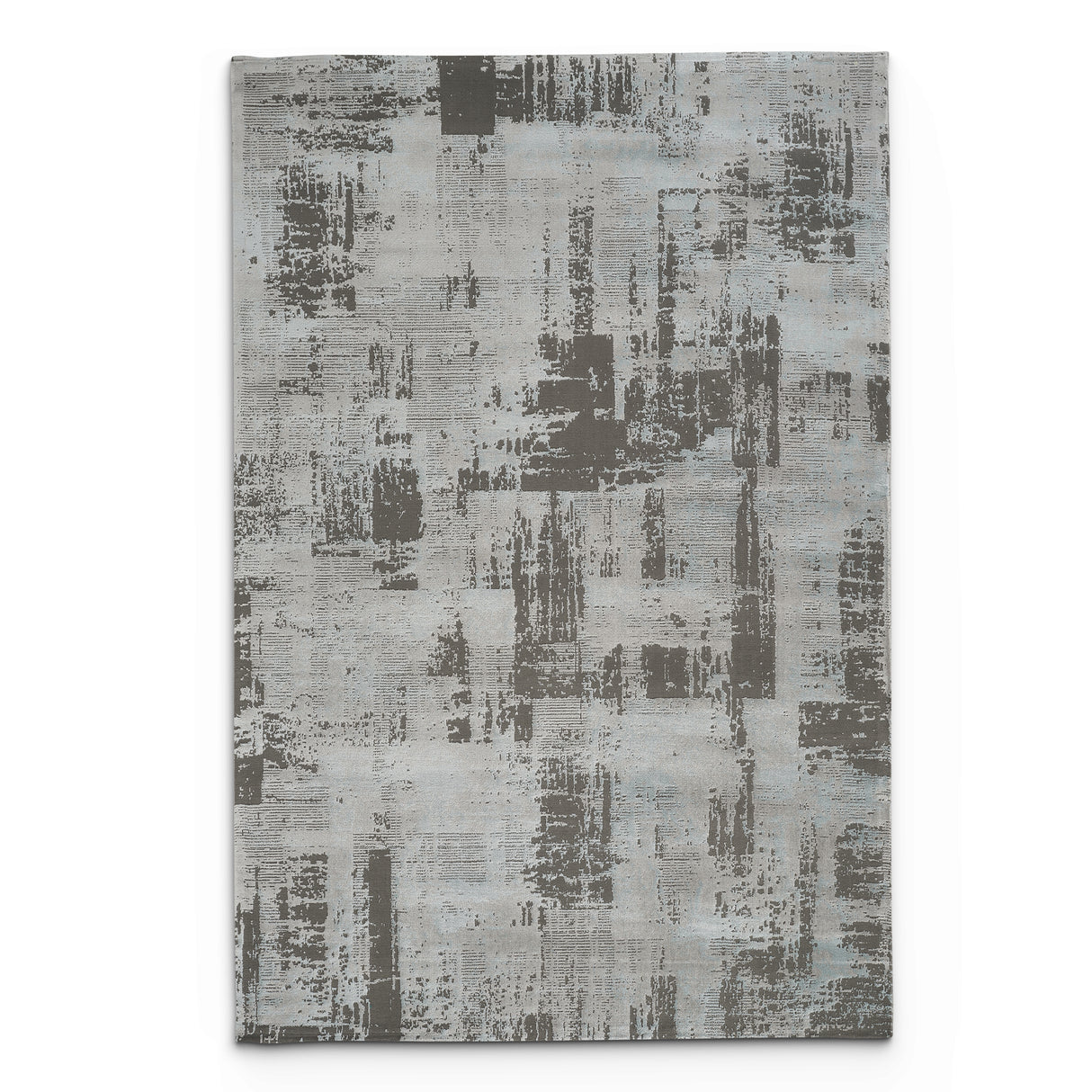 Stonehaven Noir Contemporary Blue Rug