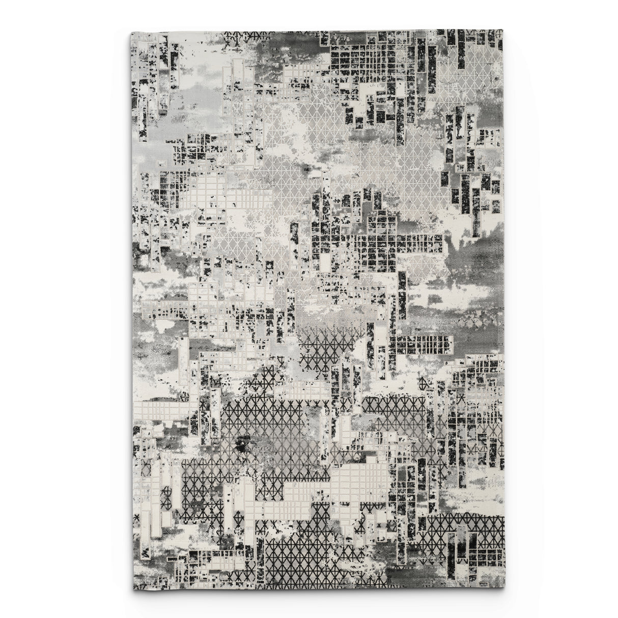 Stonehaven Gaia Contemporary Black & White Rug