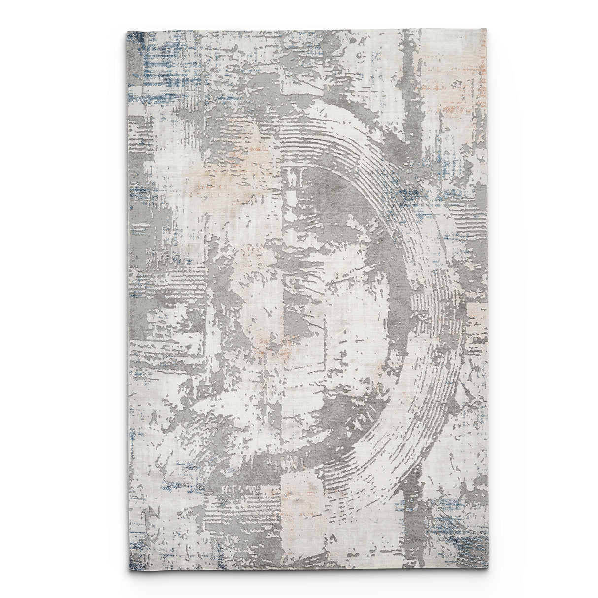 Rainbow Sorrel Contemporary Grey & Silver Rug