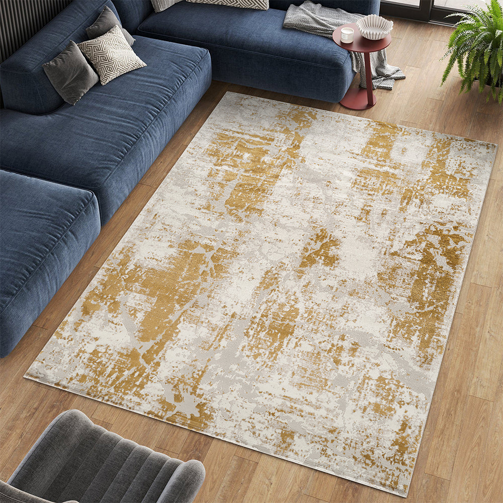 Stonehaven Canyon Contemporary Brown & Taupe Rug