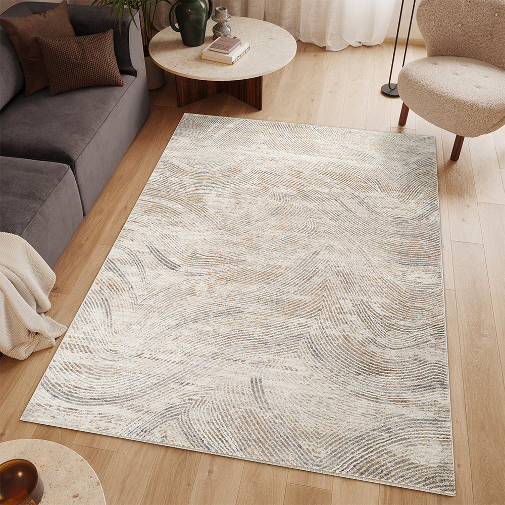 Woolly Heather Bohemian Brown & Taupe Rug