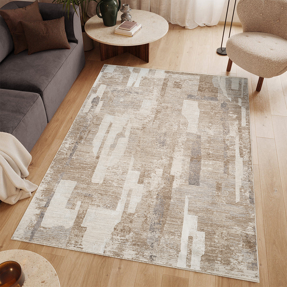 Woolly Cove Bohemian Brown & Taupe Rug