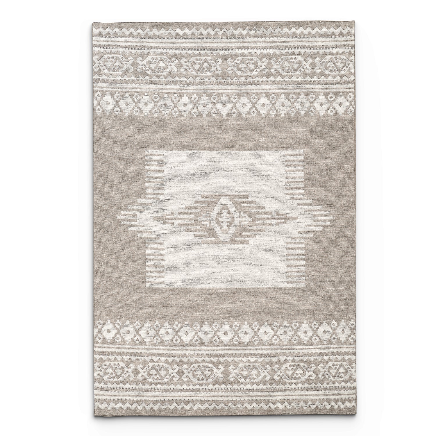 Suffolk Echo Double-Side Brown & Taupe Rug