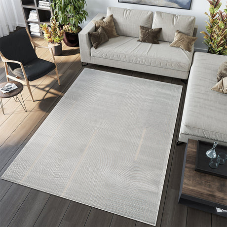 Camber Tide Geometric Blue Rug