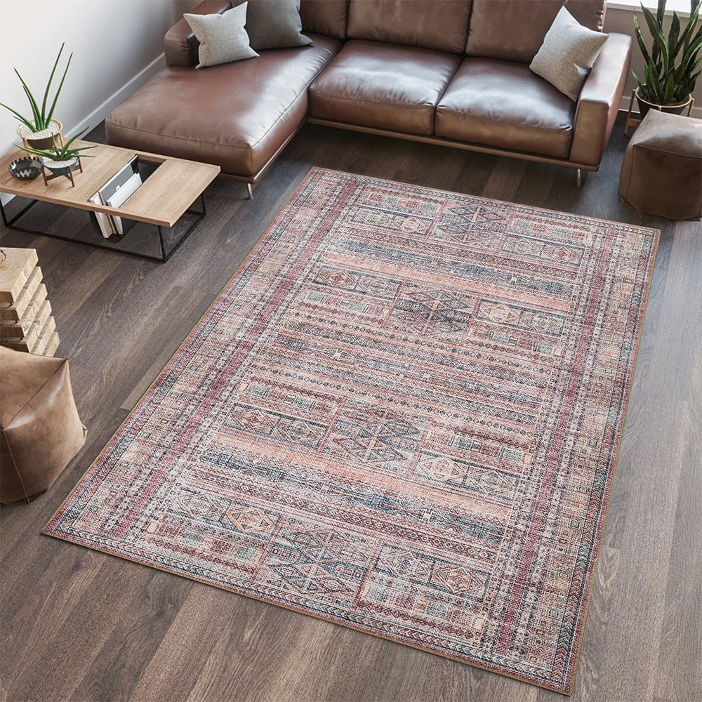 Portobello Mist Traditional Natural & Neutral Rug
