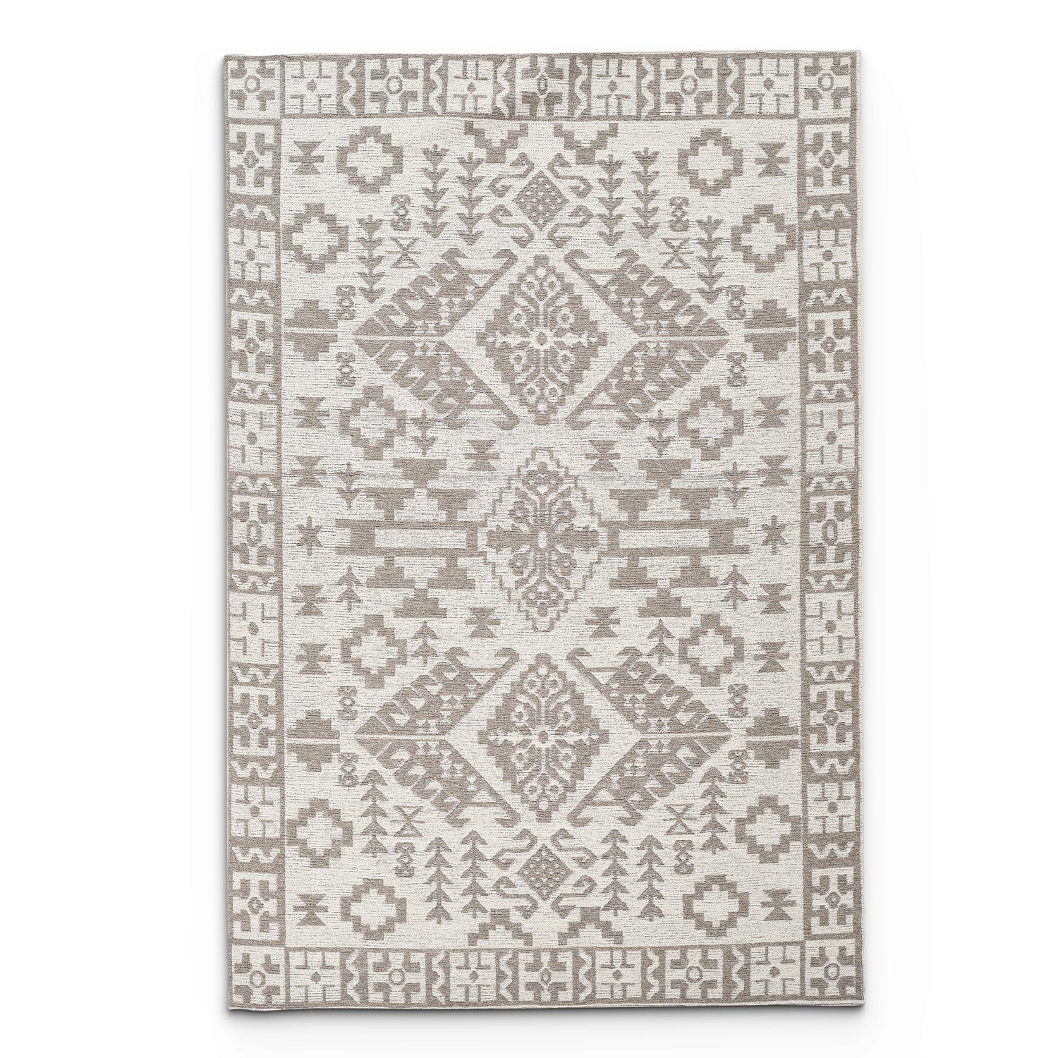 Suffolk Orion Double-Side Brown & Taupe Rug