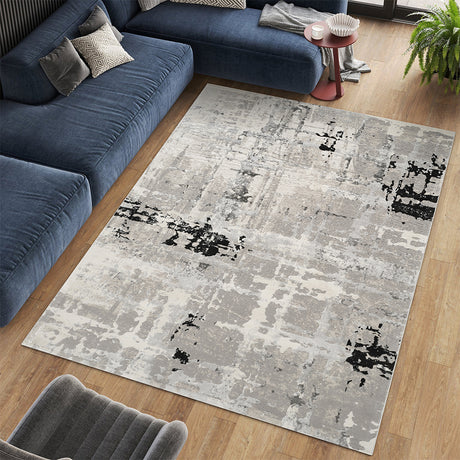 Stonehaven Marigold Contemporary Black & White Rug