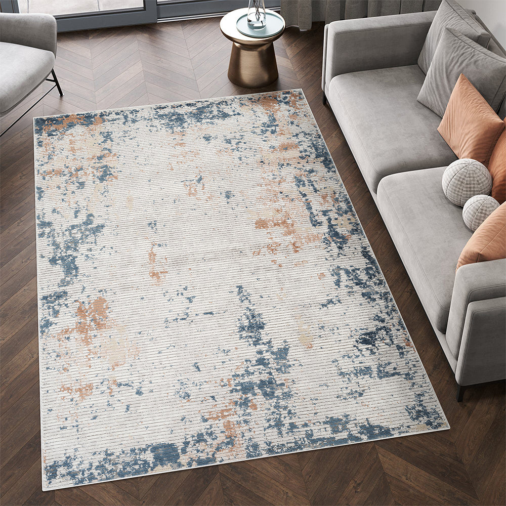 Rainbow Lumen Contemporary Brown & Taupe Rug