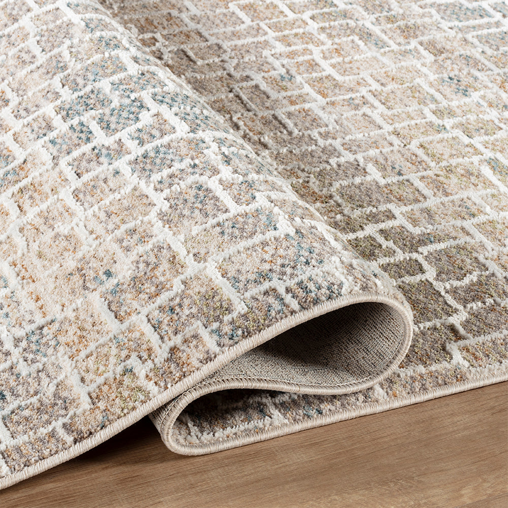 Woolly Tilia Bohemian Brown & Taupe Rug