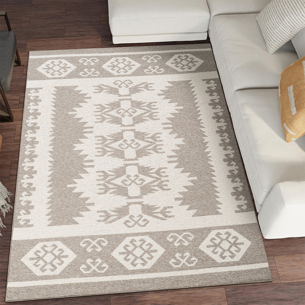 Suffolk Pine Double-Side Brown & Taupe Rug