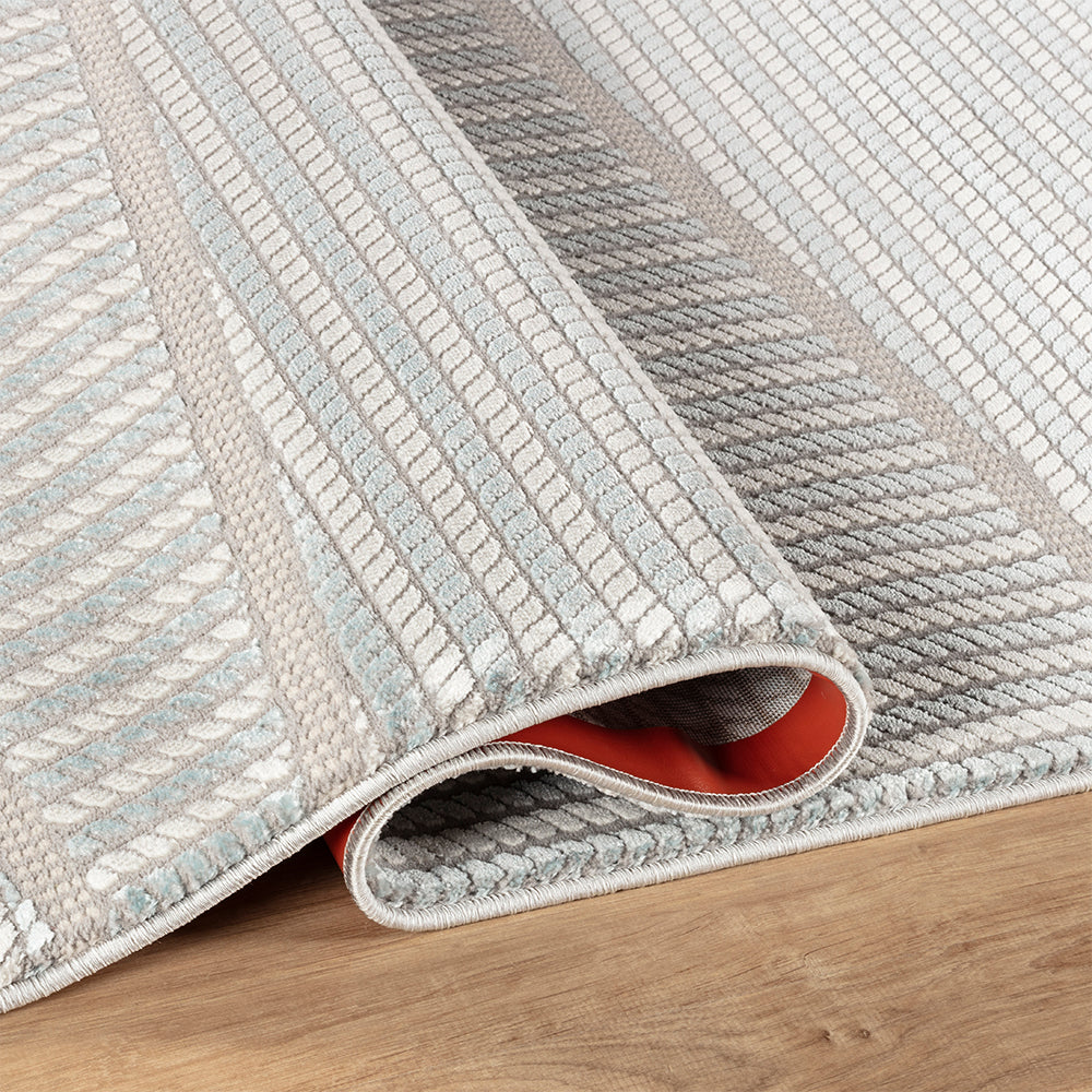 Camber Glade Geometric Blue Rug