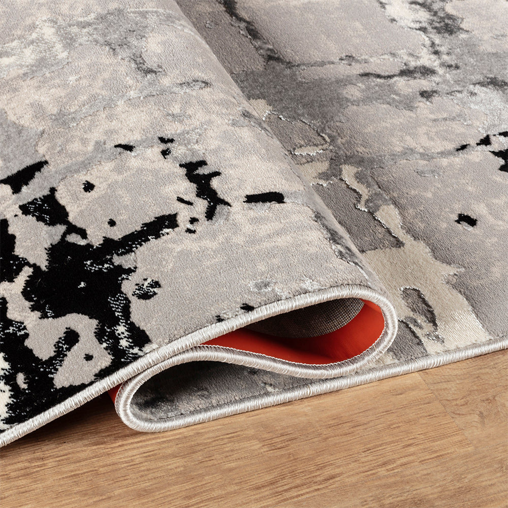 Stonehaven Marigold Contemporary Black & White Rug