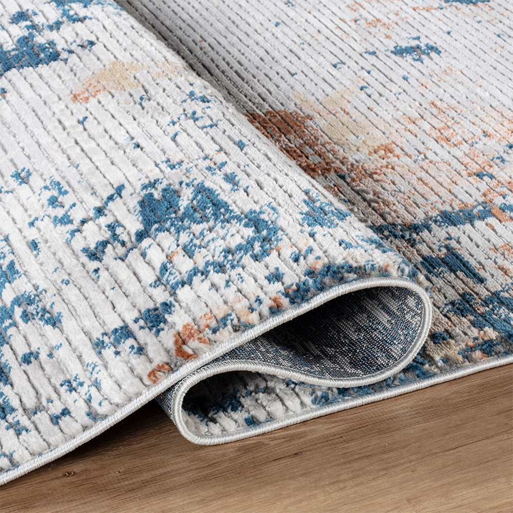 Rainbow Lumen Contemporary Brown & Taupe Rug