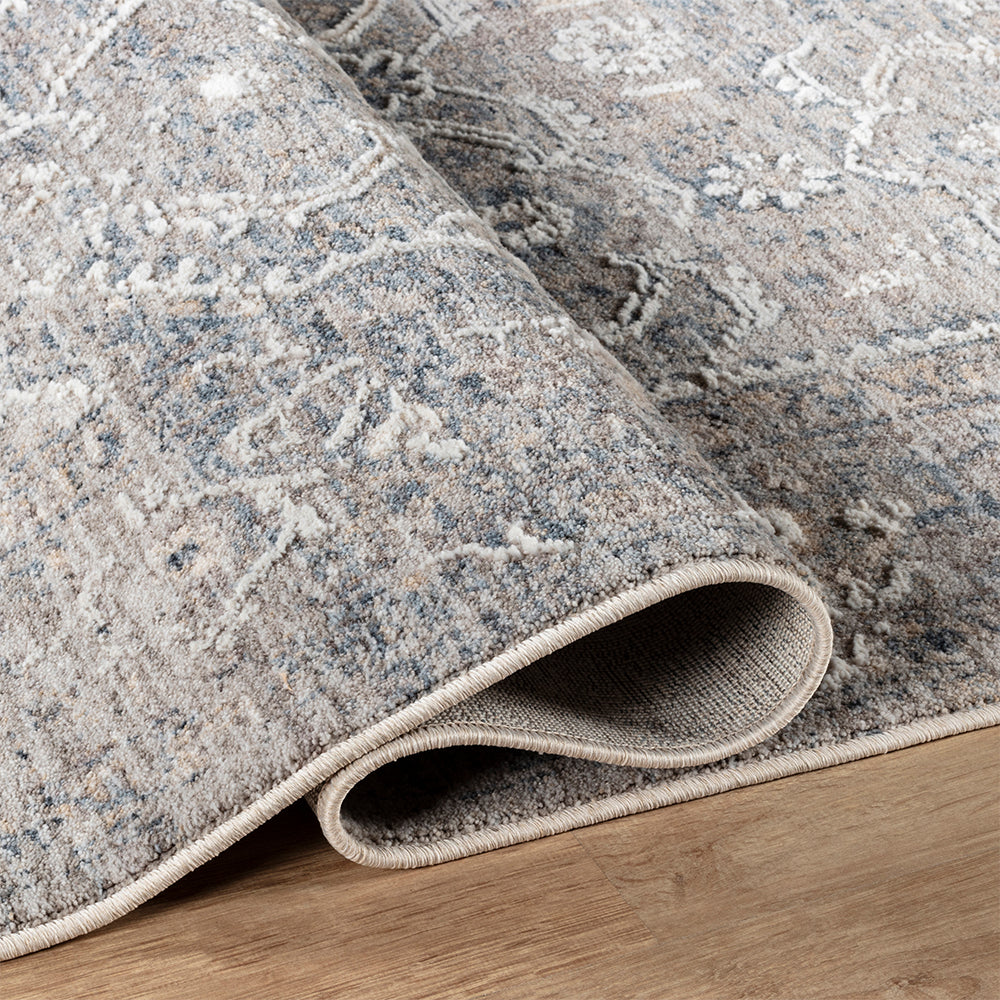 Woolly Shore Bohemian Grey & Silver Rug