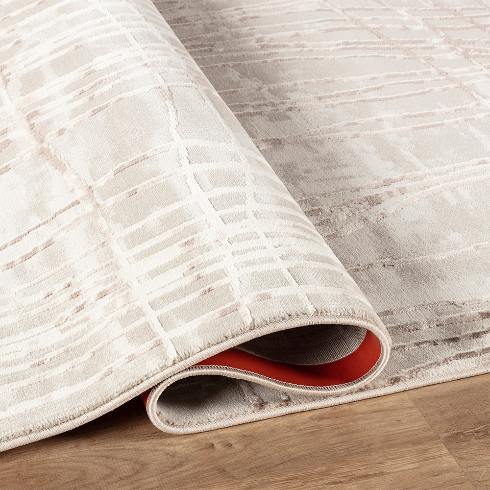 Stonehaven Clay Contemporary Brown & Taupe Rug