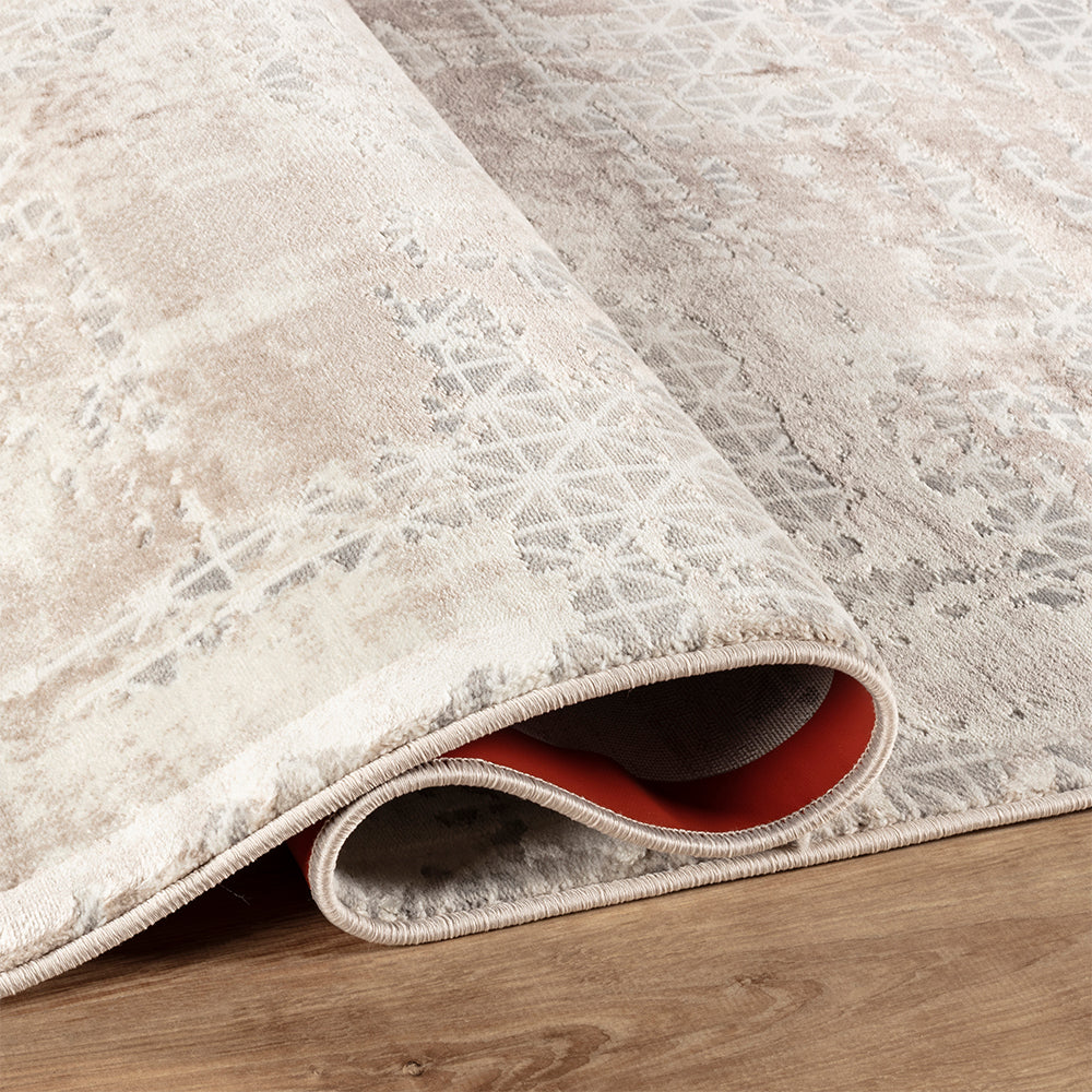 Stonehaven Berry Contemporary Brown & Taupe Rug