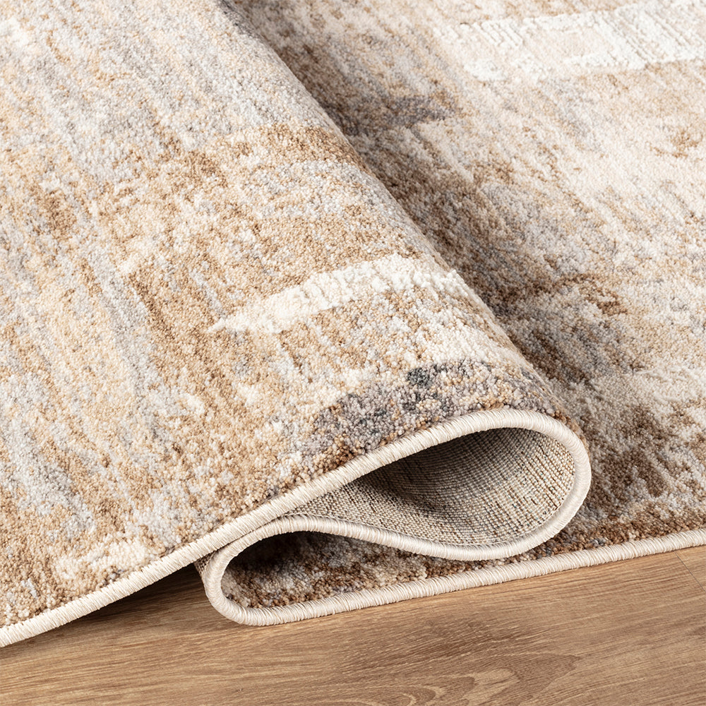 Woolly Cove Bohemian Brown & Taupe Rug