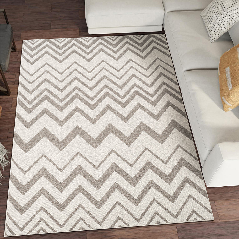 Suffolk Echo Double-Side Brown & Taupe Rug