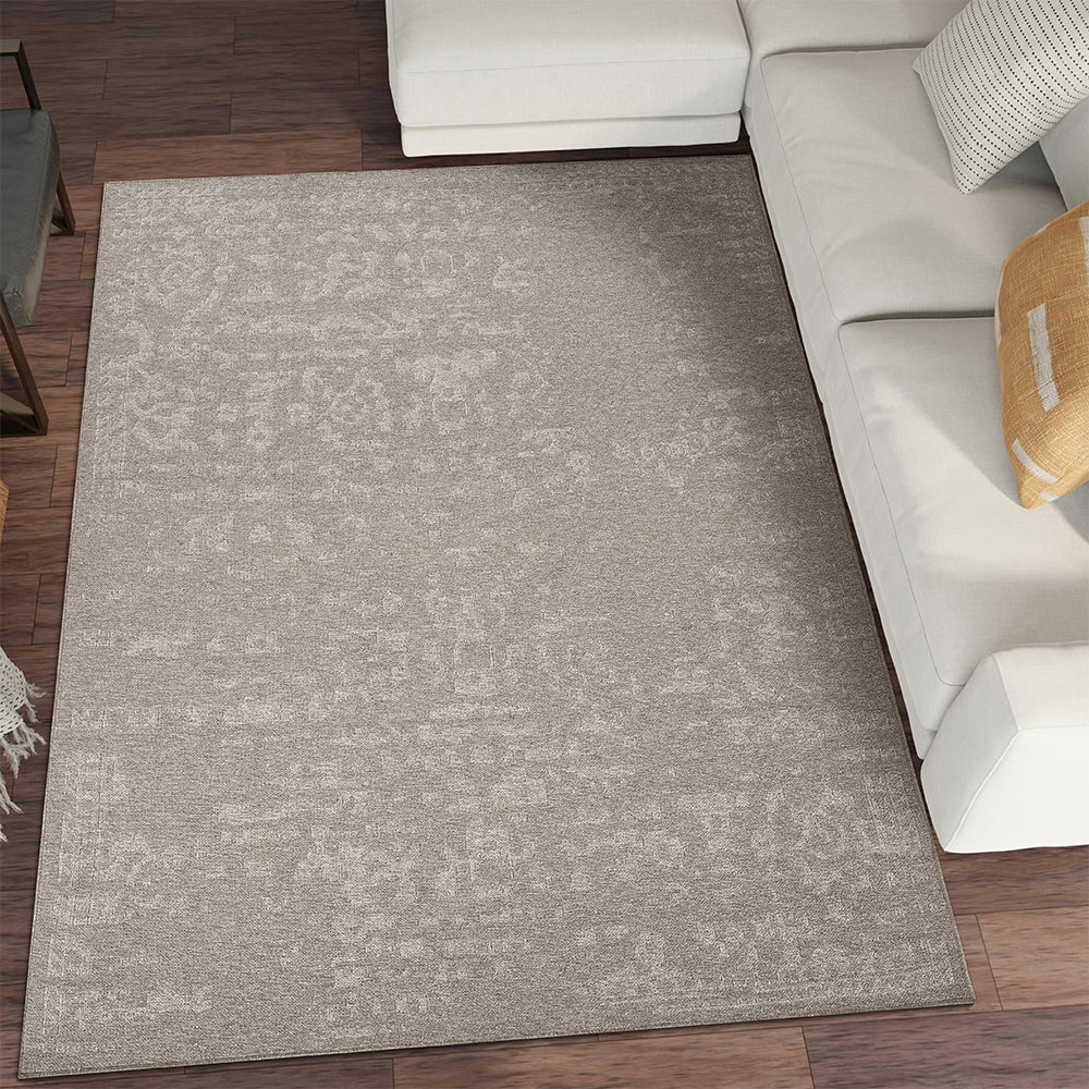 Suffolk Marble Double-Side Brown & Taupe Rug