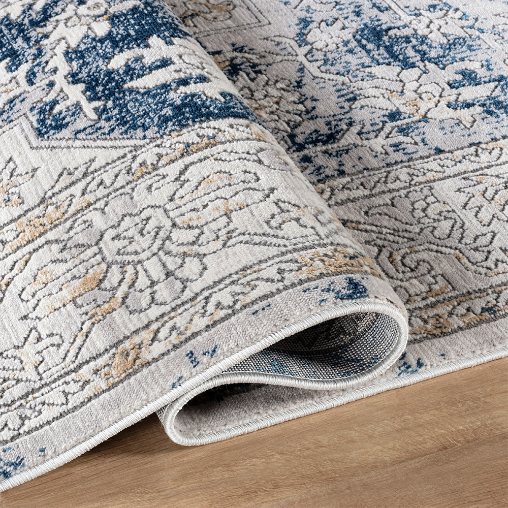 Rainbow Cloud Traditional Natural & Neutral Rug