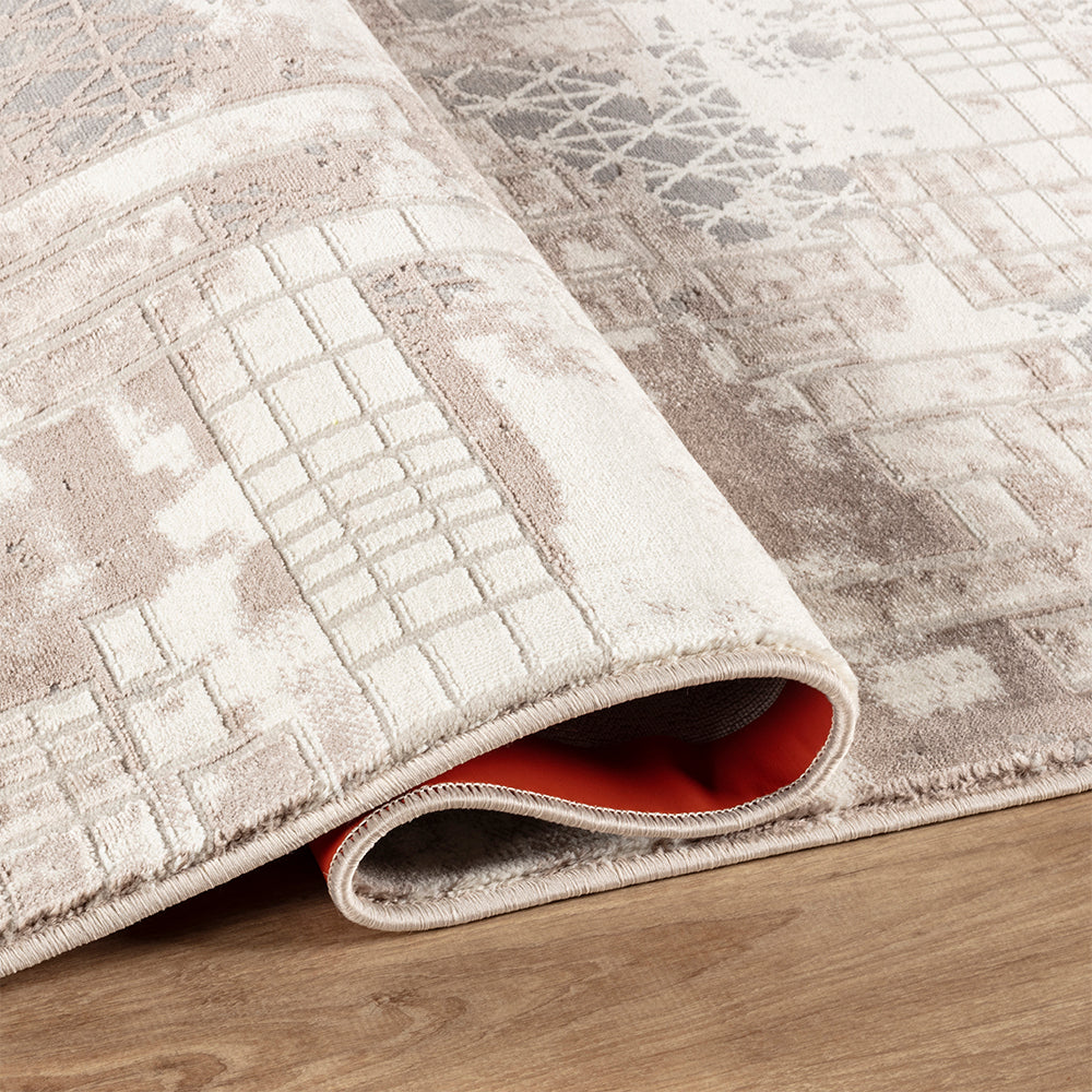 Stonehaven Cloud Contemporary Brown & Taupe Rug