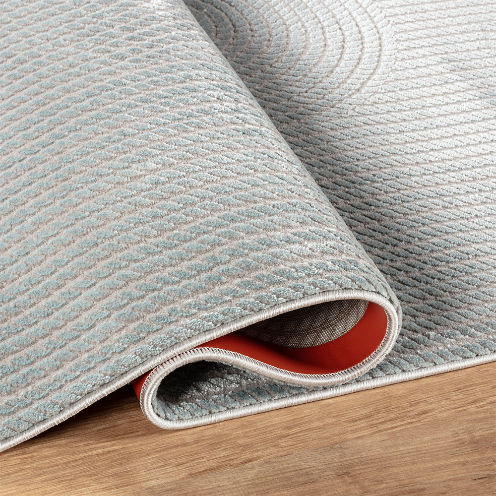Camber Moor Geometric Blue Rug