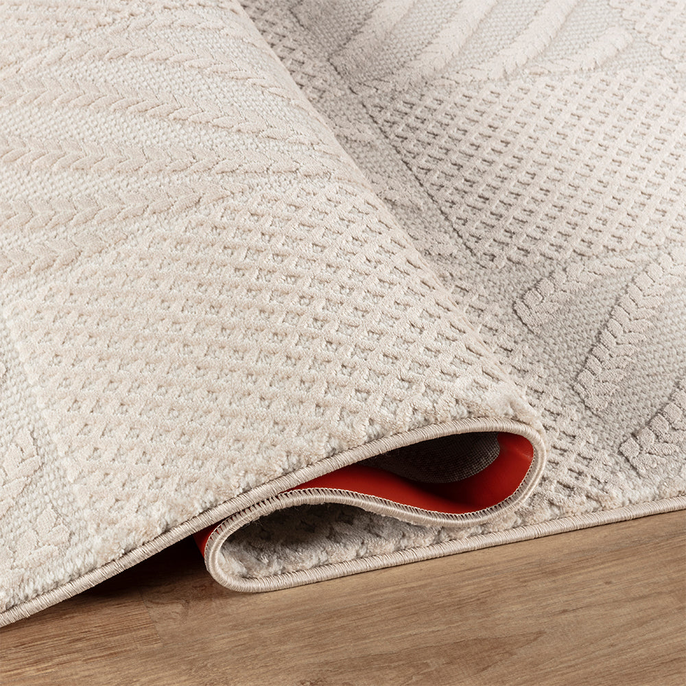 Camber Lotus Geometric Natural & Neutral Rug