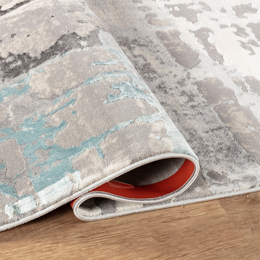 Stonehaven Loam Contemporary Blue Rug