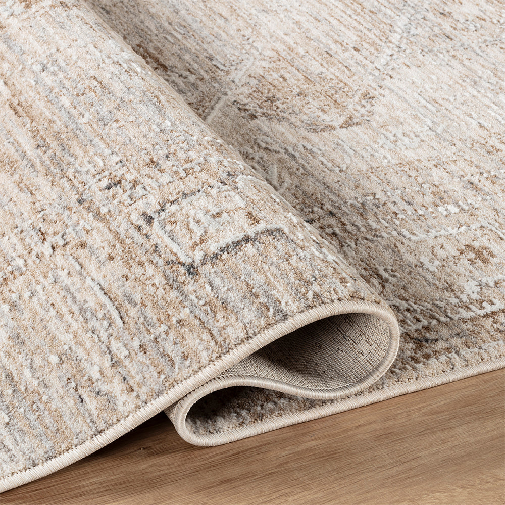 Woolly Coral Bohemian Brown & Taupe Rug