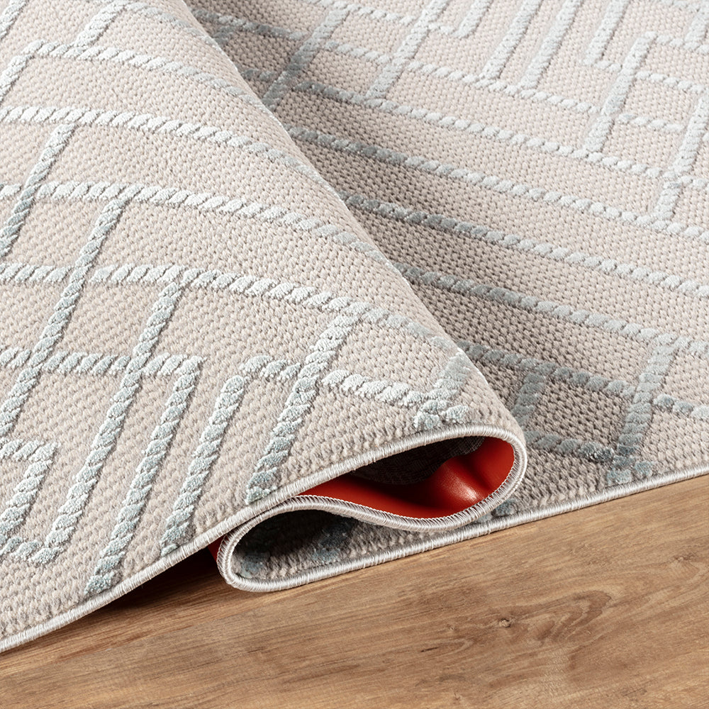Camber Celeste Geometric Blue Rug