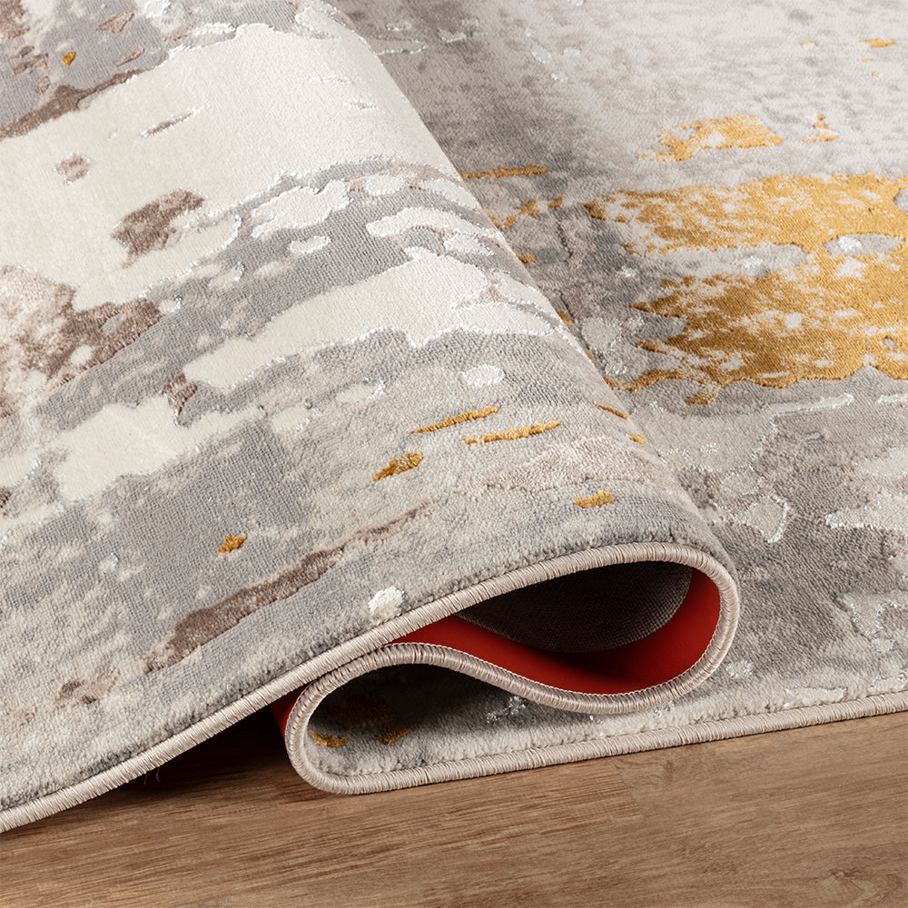 Stonehaven Reed Contemporary Brown & Taupe Rug