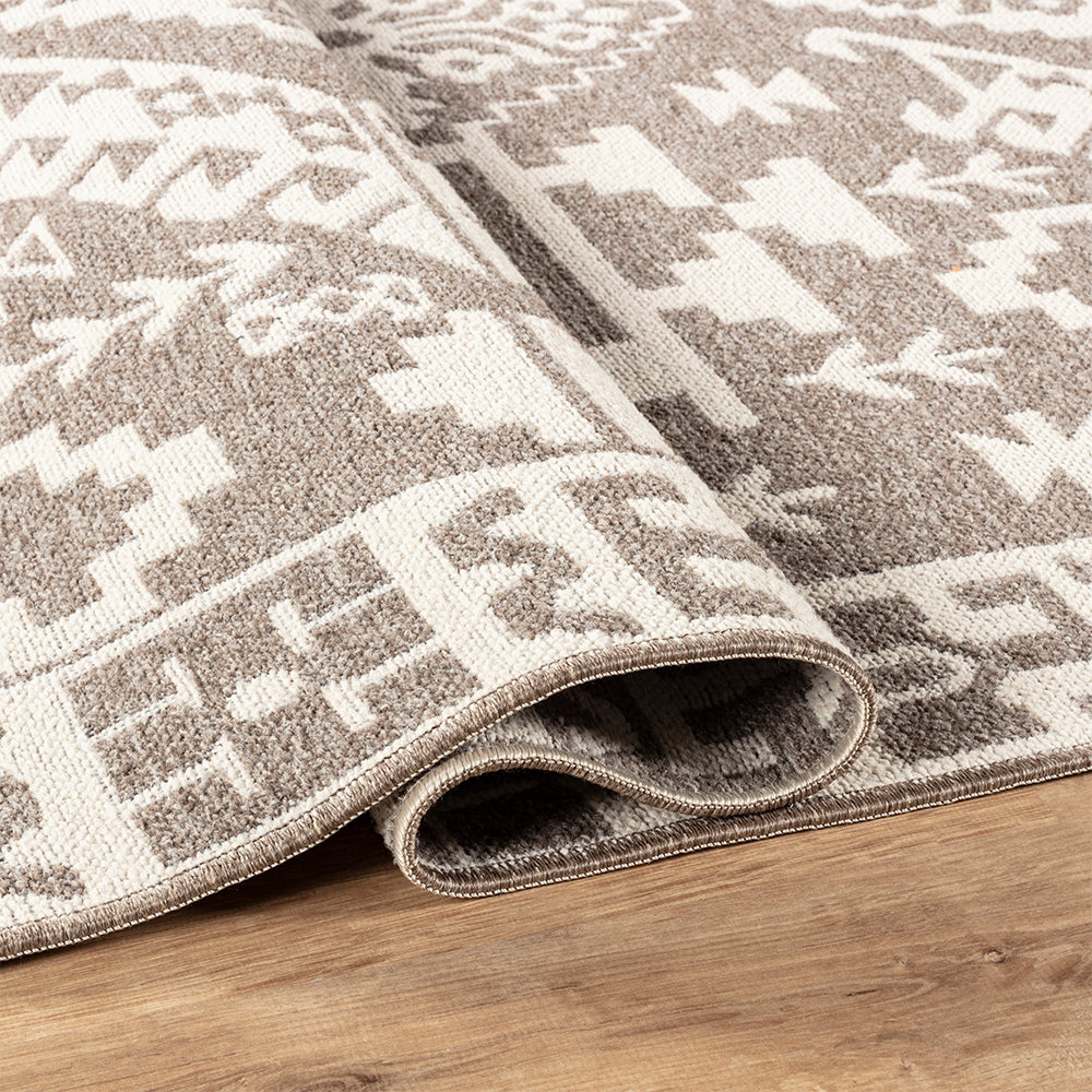 Suffolk Orion Double-Side Brown & Taupe Rug