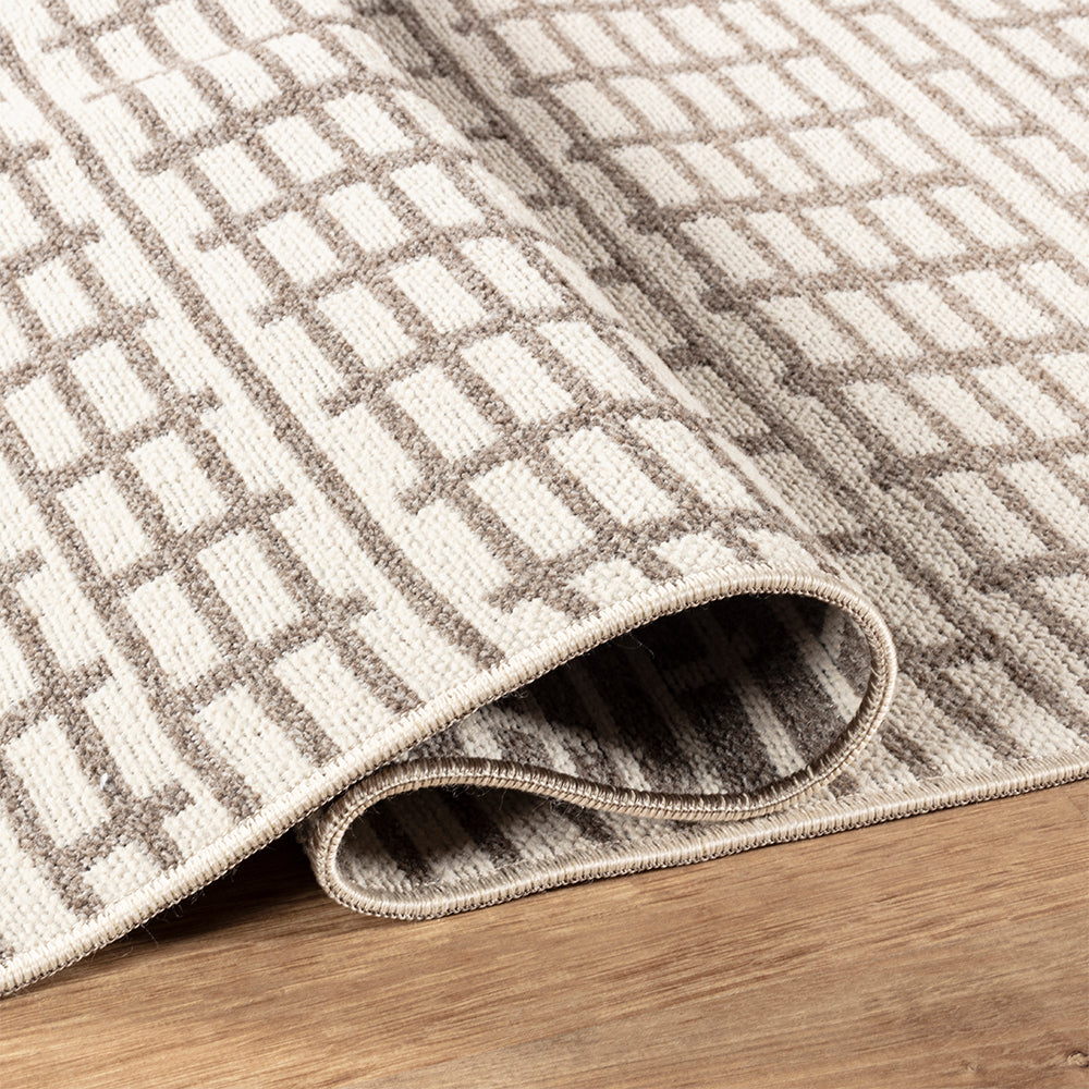 Suffolk Iris Double-Side Brown & Taupe Rug